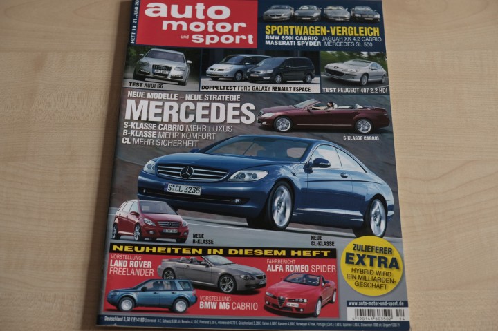 Deckblatt Auto Motor und Sport (14/2006)